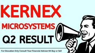KERNEX MICROSYSTEMS Q2 RESULT #kernex #rvnlsharelatestnews #titagarhrailsystems #irfcsharenews