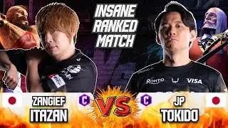 SF6 🔥 ITAZAN (Zangief) vs TOKIDO (JP) 🔥 Insane High-Level Battle Ranked Match | Street Fighter 6