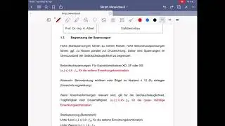 Massivbau 3, Vorlesung 7, Begrenzung der Spannungen
