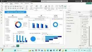 Agile Dashboard in Power BI |  Sprint Analytics |Real Scrum Project| Sprint Dashboard
