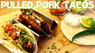 Pulled Pork Tacos - with Guacamole and Pico de Gallo
