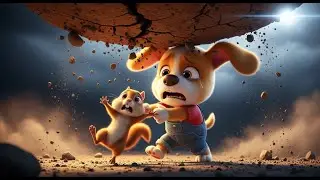 Puppy Hero Life | Baby Puppy Rescues the Little Squirrel