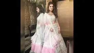 Trending Lehenga Design with Ruffle Dupatta# new dresses with ruffle dupatta