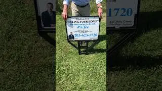 Patriot Signage Lightweight Real Estate Frame Installation