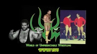 Unpredictable Johnny Rodz & Joe Nova vs Pete Sanchez & Manuel Soto (WWWF 1975)