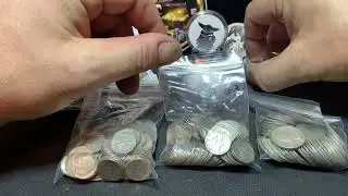 Stacking Constitutional silver and more numismatic coins