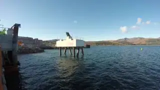 Installation of new linkspan in Brodick Uk in 4K