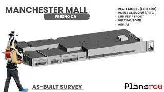 Manchester Mall Scan to BIM | 3D Laser Capture &rarr; Revit LOD 400 + Point Cloud