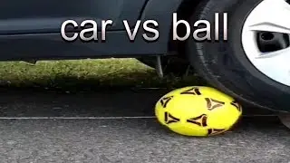 [interesting videos] car vs ball