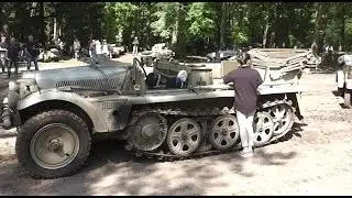 Meeting of german military vehicles from WW2 ... ( second world war, nazi germany)