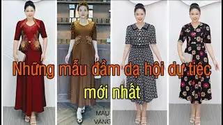V1976. Những mẫu đầm dạ hội d&aacute;ng d&agrave;i đi dự tiệc sang trọng tuổi trung ni&ecirc;n mới nhất