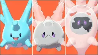 CORSOLA EVOLUTION TEAM! Shiny Corsola, Corsola Galar, Cursola Moveset Pokemon