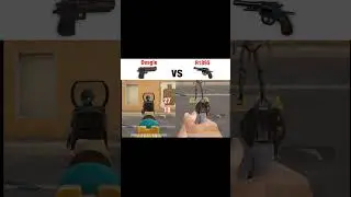 Deagle pistol vs R1895 pistol damage 😱#pubg #pubgtipsandtricks