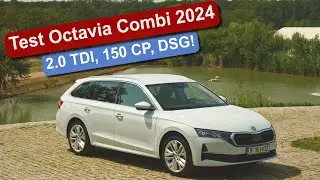 Test Skoda Octavia Combi 2024: mașina BUNĂ la TOATE!