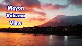 Beautiful Sea Side View of Mayon Volcano