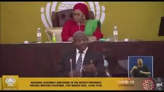 National Chairperson Veronica Mente Questions to the Deputy President #EFFinParliament
