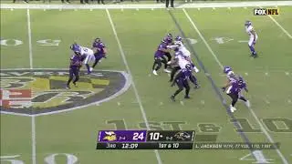 Patrick Ricard BigPlay!!! Ravens vs Vikings