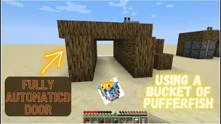 Fully Automatic Redstone Door || Learn Redstone || Minecraft || Bigiraider