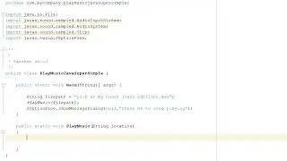 How to Play Music Using Java (Simple)