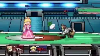 Super Smash Flash 2 - Fox vs. Peach [Online]