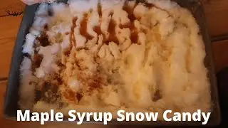 Maple Syrup Snow Candy Recipe {VIDEO}