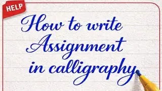 How to  write word 