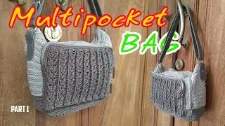 CROCHET Multipocket Bag || Tutorial Merajut Tas Multisaku PART 1