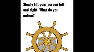 Apparent motion illusion with ship&rsquo;s help. Just two alternating frames. #opticalillusion #illusion