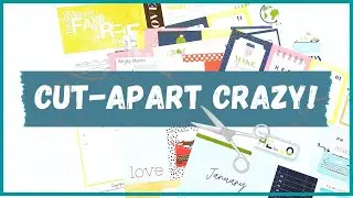 Week 4 2021 | 12x12 Project Life Process Video | Cut Apart Crazy March 2023