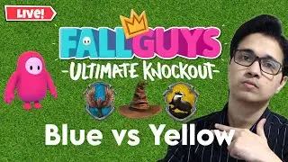 Blue vs Yellow | Fall Guys X Harry Potter Theme Custom Games |