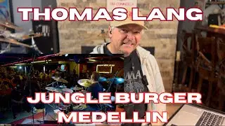 Drum Teacher Reacts To; Thomas Lang Drum Clinic- Jungle Burger Medellin