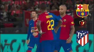 Copa del rey 2009 Final | Atletico Madrid Vs Barcelona Full Match | Pes 2021