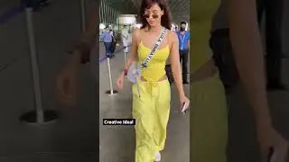 Disha Patani Hot 🥵 Airport Look || #shorts #youtubeshorts #dishapatani #status