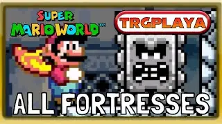 Super Mario World - All Fortresses (1080p)