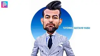 Caricatura no celular | Como fazer caricatura no app gratuito PicsArt | Transformar foto em desenho