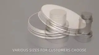 Wholesale Custom 80ml Gold Aluminum Jar Tea Can Cosmetic Container Aluminum Cream Jar