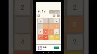 2048 Game | Puzzle Game | Brain exercise game | 2048 tile | 4*4 Tiles
