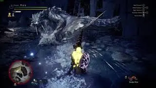 Monster Hunter World ICE lance vs Frostfang Barioth (first attempt)