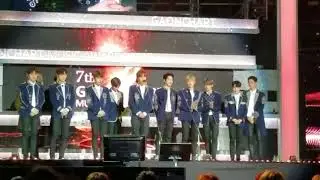 180214 WANNAONE GaonMusicAwards artist of the year Awarded speech