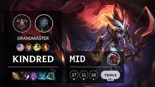 Kindred Mid vs Katarina - NA Grandmaster Patch 10.6