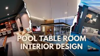 Luxurious! 🎱 Pool Table Room Interior Design 2026 with Lighting, Lounge Seating & Modern Style