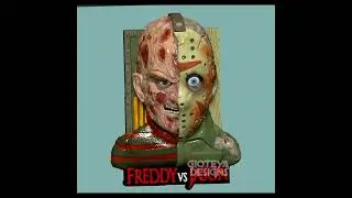 Freddy vs Jason #freddyvsjason #freddykrueger #jasonvoorhees #3d #horrormovies #3dprint #3dprinting