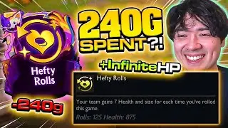 I spent over 240 Gold Rolling to buff my team with this New Augment! I Set 15 TFT