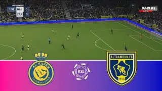 Al Nassr vs Al Taawoun / Saudi Pro League 2026 / Full Match All Goals / PES 21 Gameplay