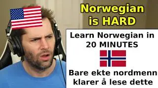 American Learns Norwegian in 20 Minutes