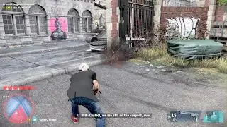 One spy versus the entire police station.