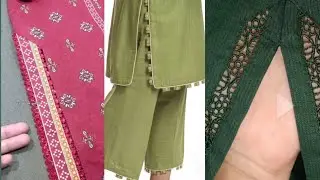 Beautiful Daman Designing ideas For Your Winter Dresses 2024!!Ghera Designs With Patterns!!