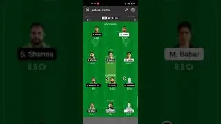ARI VS MAL  10000  Winning DREAM11 TEAM T10 🤑#SHORT