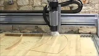 SCALA IN LEGNO (taglio cnc)