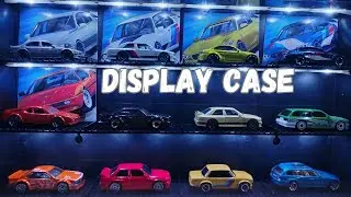Hot Wheels DISPLAY Case 3 level 12 cars whit led strips